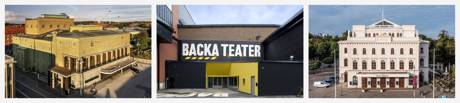 Göteborgs Stadsteater, Backa Teater och Stora Teatern